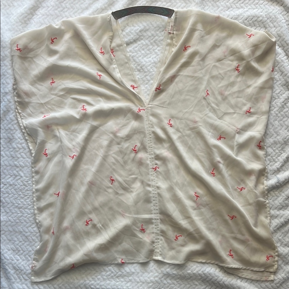 Xhilaration Cream Sleeveless Boxy